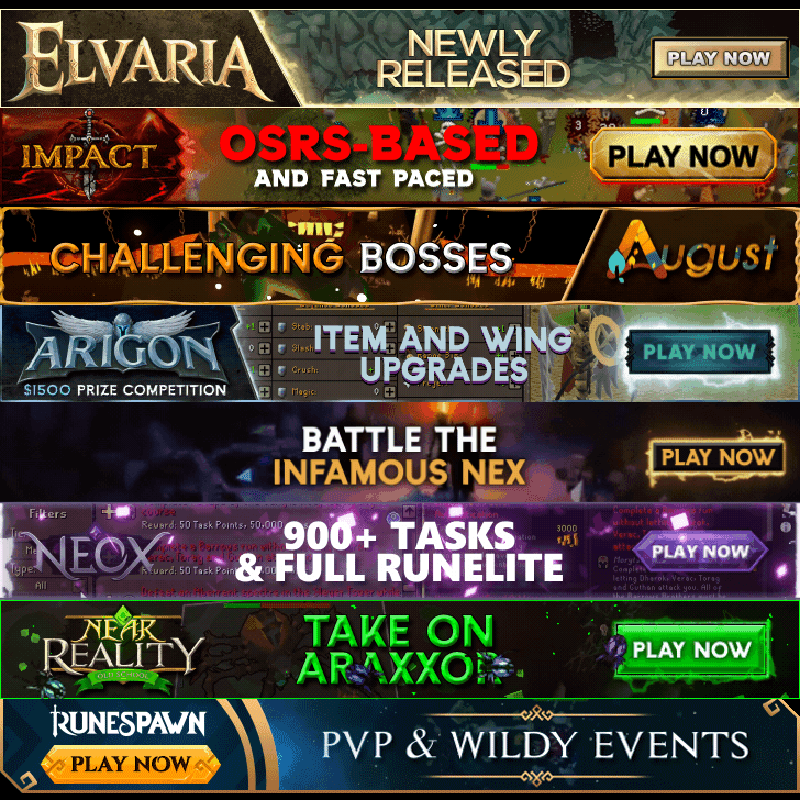 Cheap RSPS Banners 1