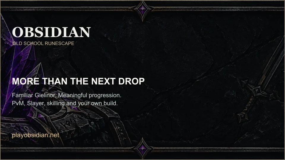 Obsidian - RuneScape Private Server